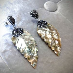 💎NEW💎 NATURAL ABALONE SHELL EARRINGS